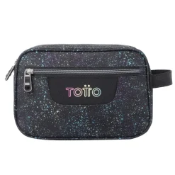 - Estuche escolar tres compartimentos salpicado color Plastilina*TOTTO Hot