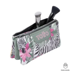 - Estuche escolar tropical cebras Tablero*TOTTO Discount