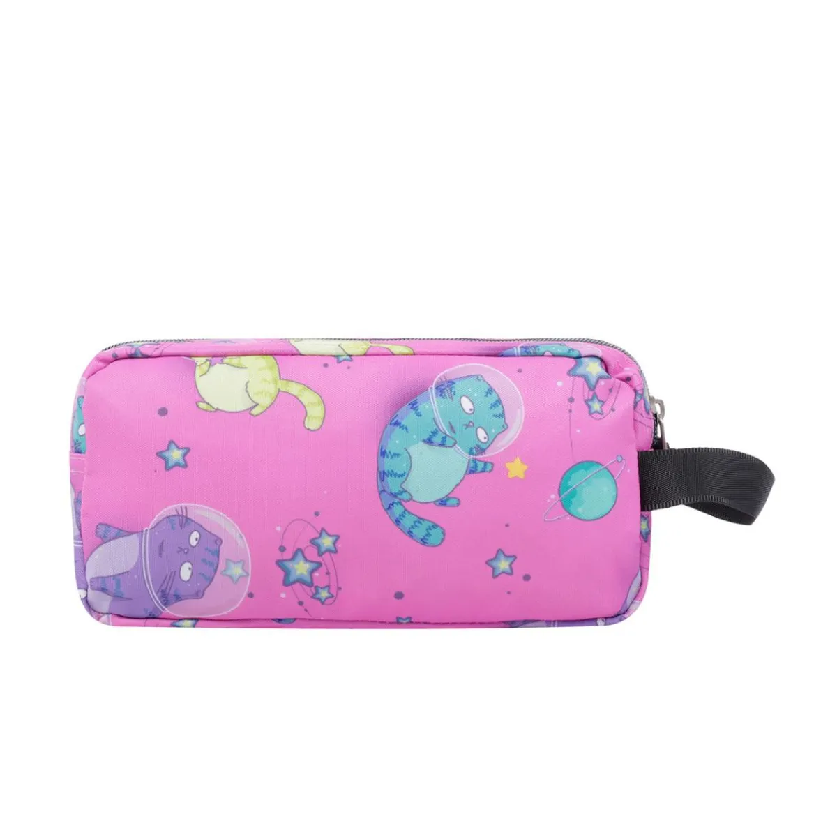 - Estuche escolar tres compartimentos gatos astronautas Agapec*TOTTO Best