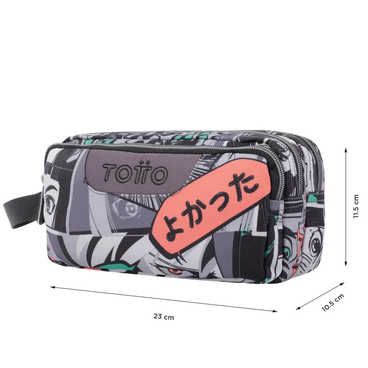 Hot - Estuche escolar tres compartimentos manga Agapec Material Escolar