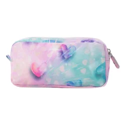 New - Estuche Sobre Glitter Shiny Heart Material Escolar