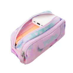 New - Estuche Sobre Glitter Shiny Heart Material Escolar