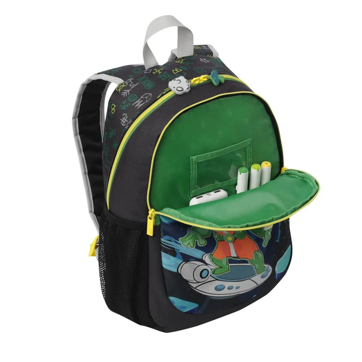 Hot - Mochila Alien Cosmic M Material Escolar