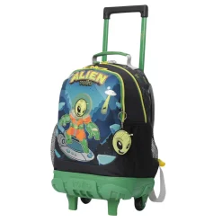 Sale - Mochila con ruedas Alien Cosmic M Material Escolar