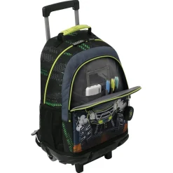 Clearance - Mochila con ruedas Monster Race L Material Escolar
