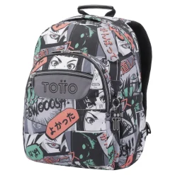 - Mochila escolar adaptable a carro manga Acuareles*TOTTO Outlet