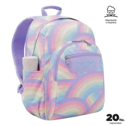 - Mochila escolar adaptable a carro arcoíris Acuareles Material Escolar