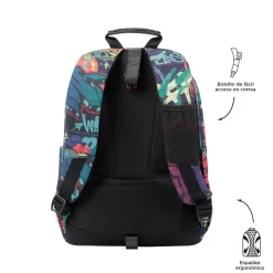Hot - Mochila escolar adaptable a carro graffiti Acuareles Material Escolar