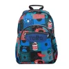 - Mochila escolar adaptable a carro cyber monstruos Acuareles*TOTTO Discount
