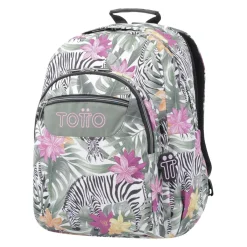 Best - Mochila escolar adaptable a carro tropical cebras Acuareles Material Escolar