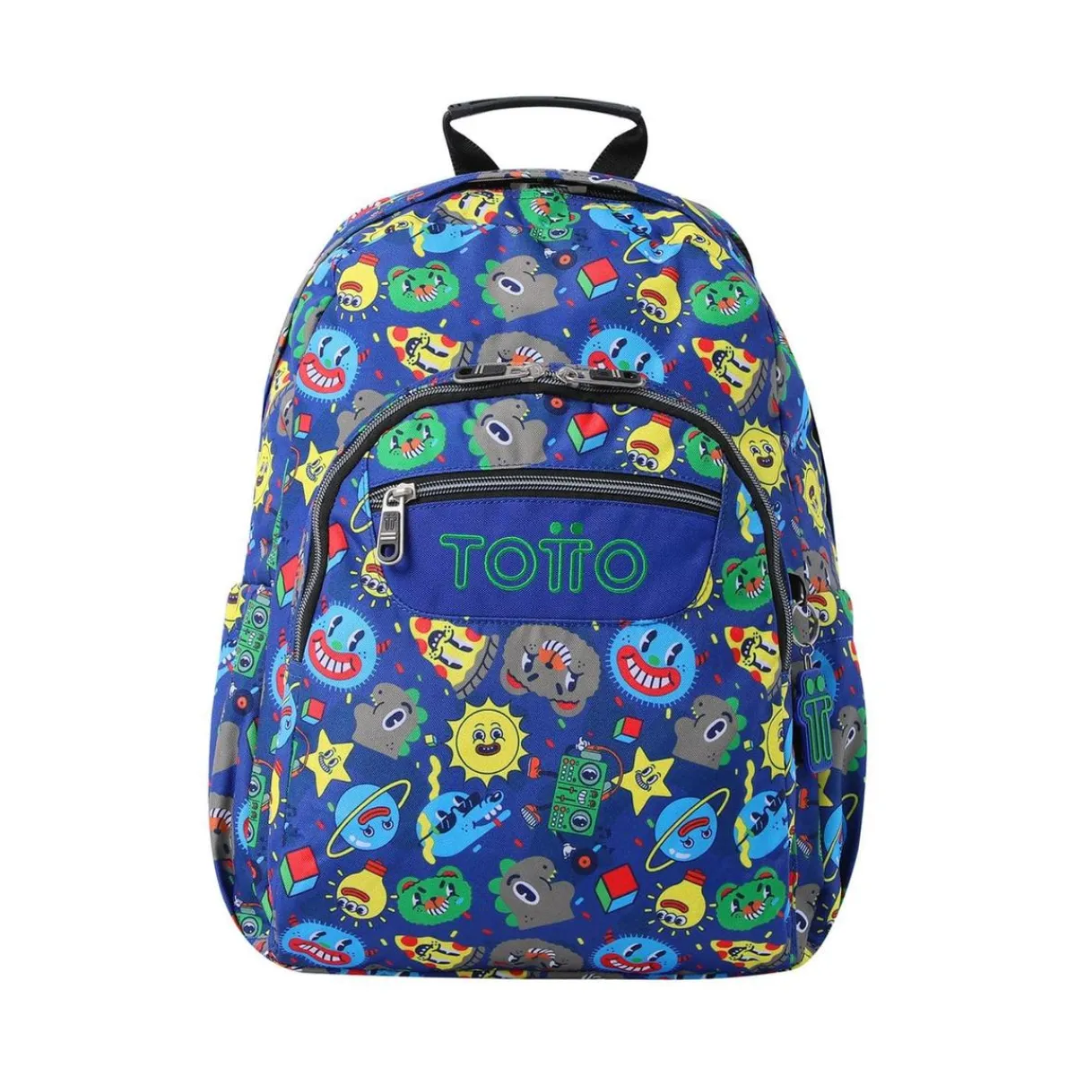 Online - Mochila escolar adaptable a carro Tello azul Acuareles Material Escolar