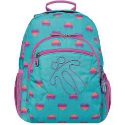 - Mochila escolar adaptable a carro Acuareles multicolor Corazones*TOTTO