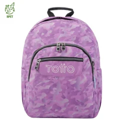 Outlet - Mochila escolar camuflaje rosa Acuarela Material Escolar