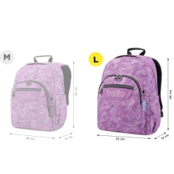 Outlet - Mochila escolar camuflaje rosa Acuarela Material Escolar