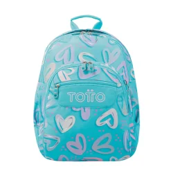 - Mochila escolar corazones pintados Crayoles*TOTTO Best