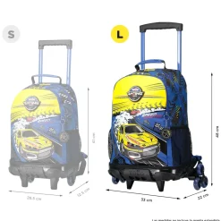 - Mochila escolar con ruedas grande Velocity*TOTTO Clearance