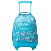 - Mochila escolar con ruedas corazones pintados Renglones*TOTTO Discount