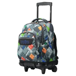 Outlet - Mochila escolar con ruedas bloques Renglones Material Escolar