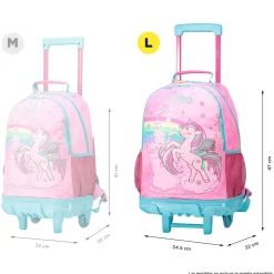 - Mochila escolar con ruedas grande Fantasy*TOTTO Sale