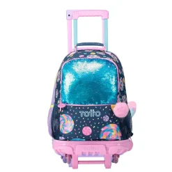 - Mochila escolar con ruedas grande Sweet Candy*TOTTO Clearance