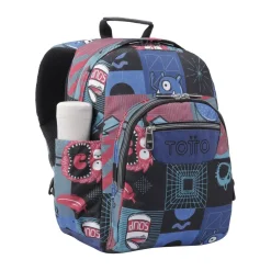 - Mochila escolar cyber monstruos Gommas*TOTTO Discount