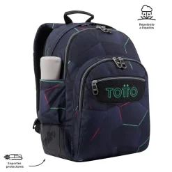 - Mochila escolar fractal Crayoles*TOTTO Hot