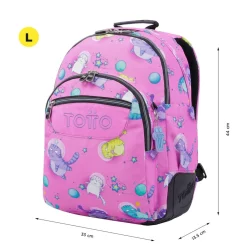 - Mochila escolar gatos astronautas Crayoles*TOTTO Hot