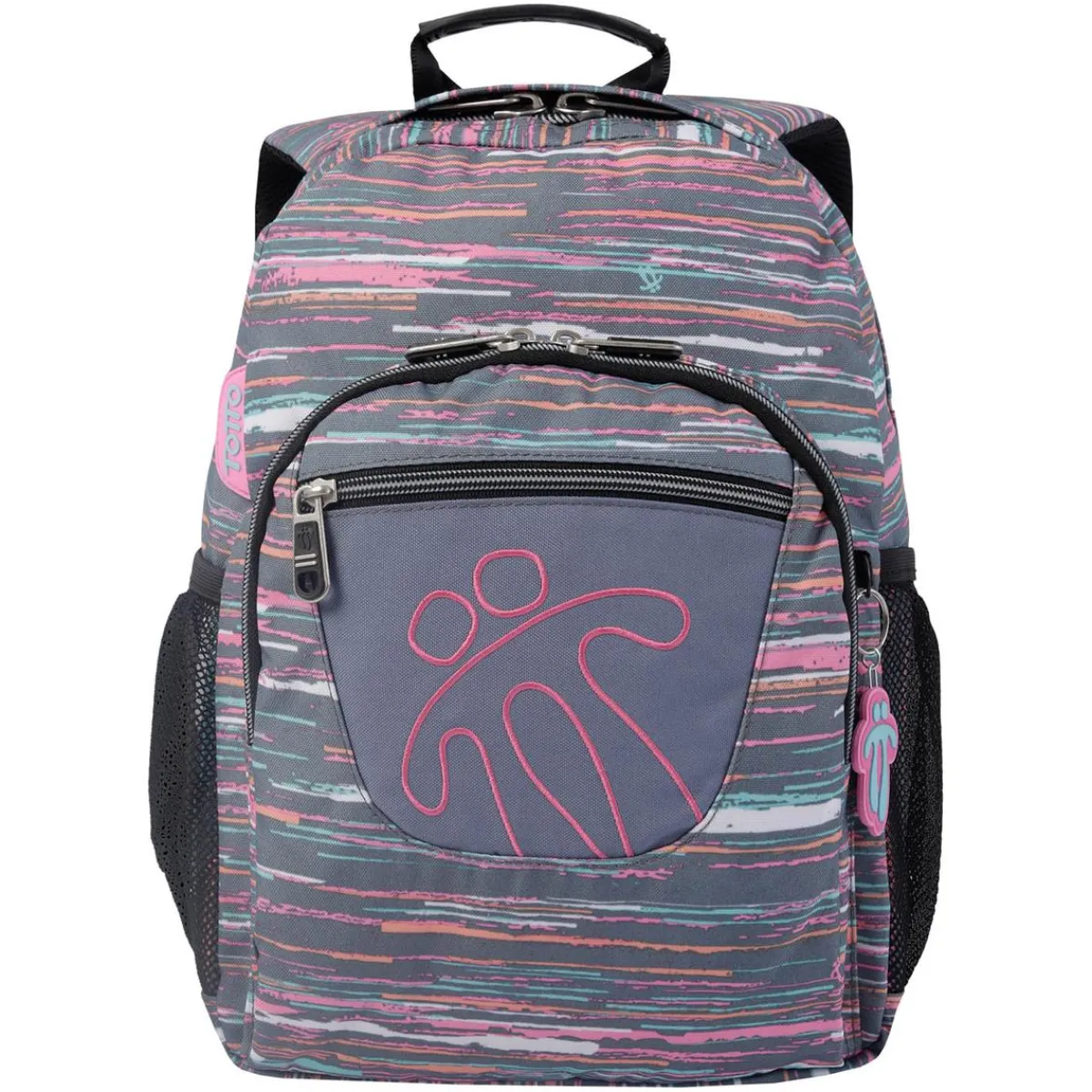 Online - Mochila escolar Gommas multicolor Jaspeado Material Escolar