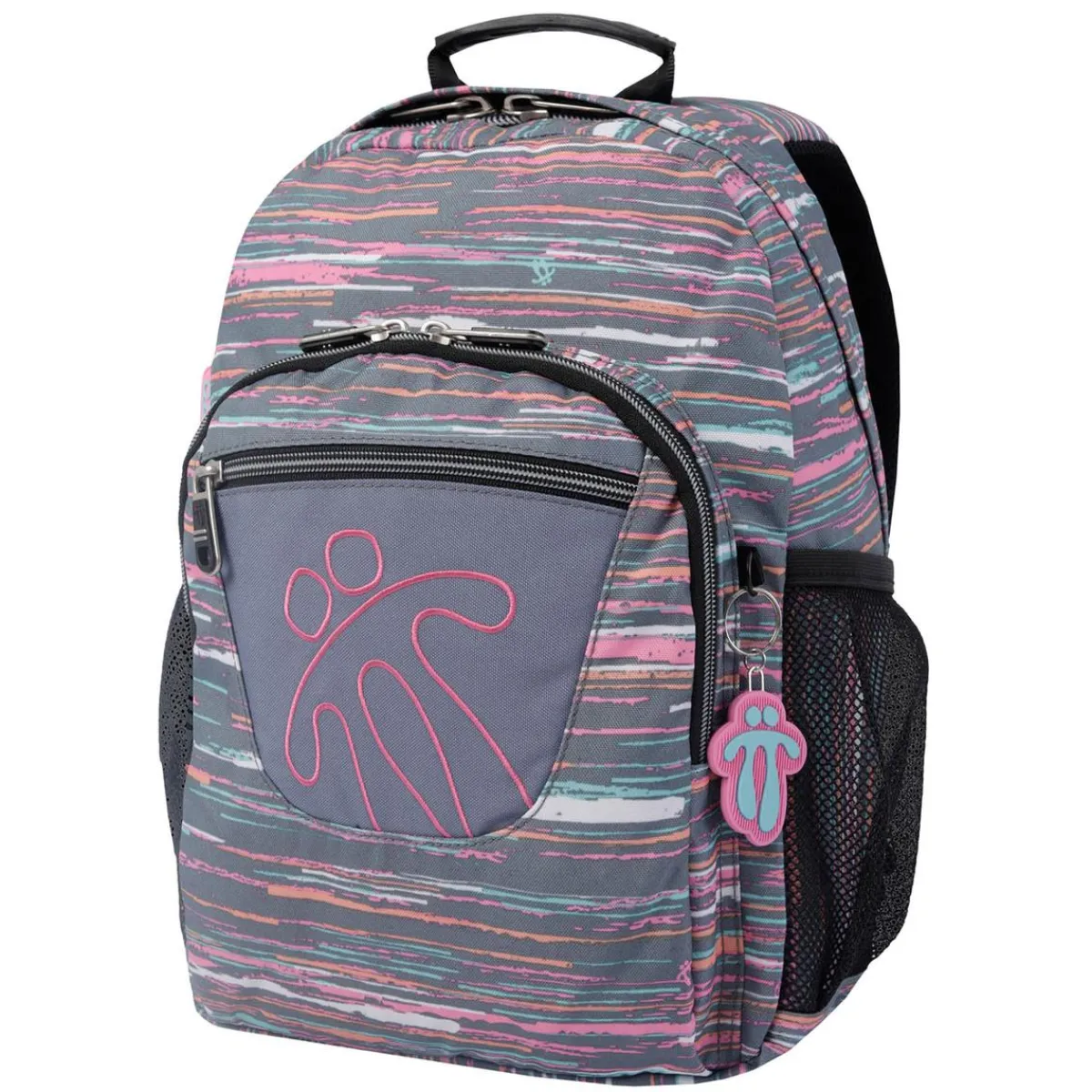Online - Mochila escolar Gommas multicolor Jaspeado Material Escolar