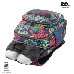 - Mochila escolar graffiti Crayoles*TOTTO Clearance