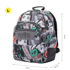 - Mochila escolar manga Crayoles*TOTTO Best
