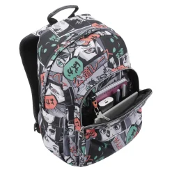 Discount - Mochila escolar manga Acuarela Material Escolar