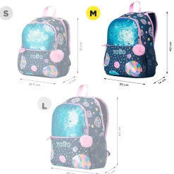 Online - Mochila escolar mediana Sweet Candy Material Escolar