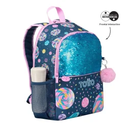 Online - Mochila escolar mediana Sweet Candy Material Escolar