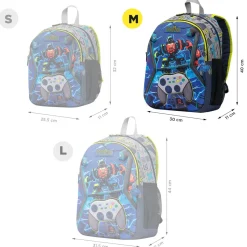 - Mochila escolar mediana Monark*TOTTO New