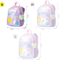 Clearance - Mochila escolar pequeña Emojy Material Escolar