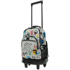 - Mochila escolar pequeña con ruedas Resma - Emojis*TOTTO Sale