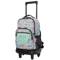 Discount - Mochila escolar pequeña con ruedas Resma - Pixedel Material Escolar