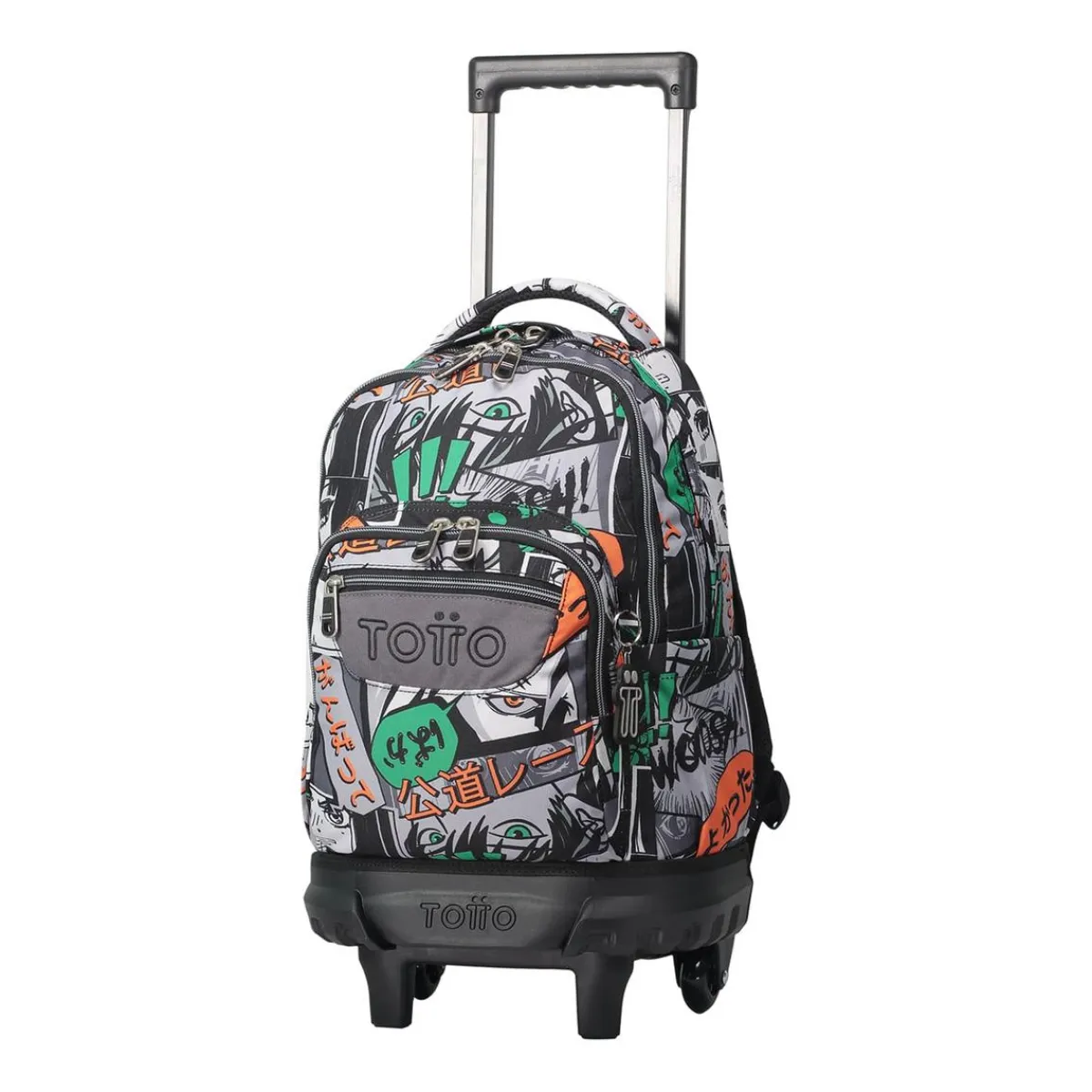 - Mochila escolar pequeña ruedas manga Resma*TOTTO New