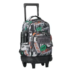 - Mochila escolar pequeña ruedas manga Resma*TOTTO New