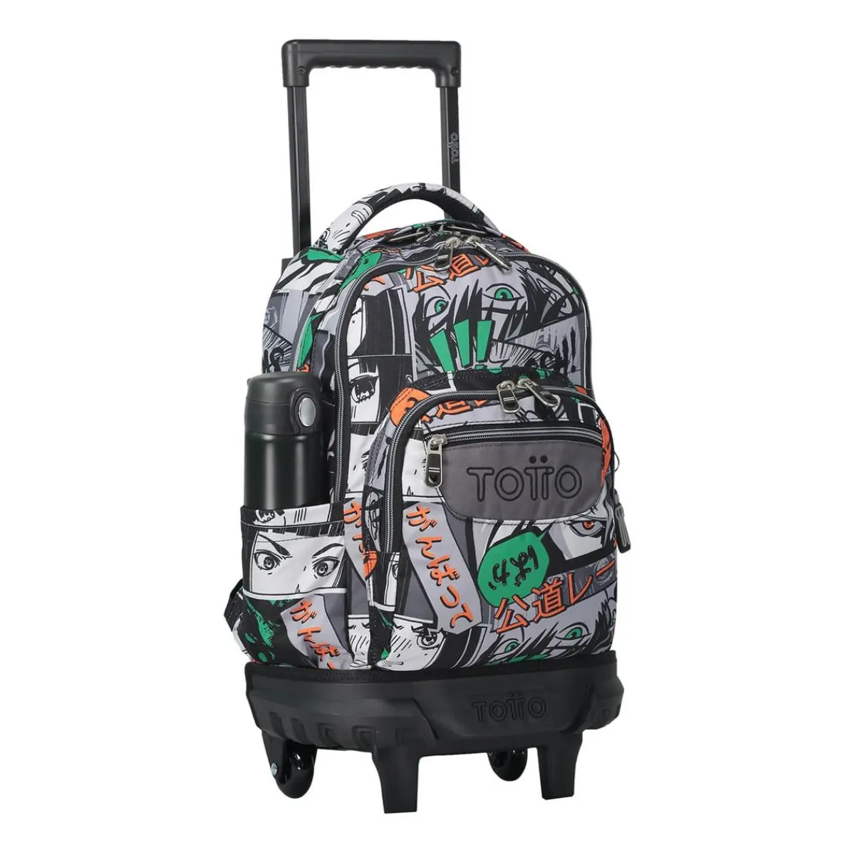 - Mochila escolar pequeña ruedas manga Resma*TOTTO New