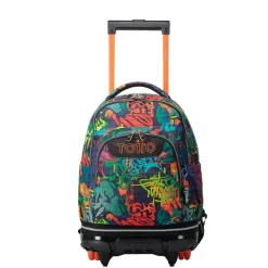 - Mochila escolar ruedas desmontable graffiti Tiza*TOTTO Sale