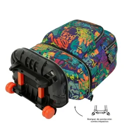 - Mochila escolar ruedas desmontable graffiti Tiza*TOTTO Sale