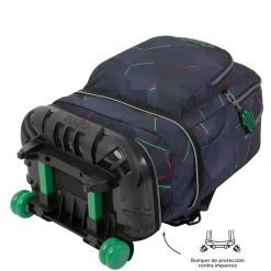 - Mochila escolar ruedas desmontable fractal Tiza*TOTTO Outlet