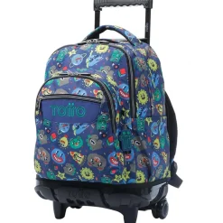 - Mochila Escolar Ruedas Azul*TOTTO Discount