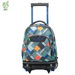 - Mochila escolar ruedas desmontable bloques Tiza*TOTTO Hot