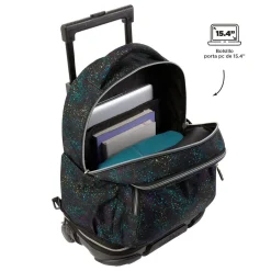 - Mochila escolar ruedas desmontable salpicado color Tiza*TOTTO Clearance