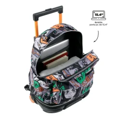 - Mochila escolar ruedas desmontable manga Tiza*TOTTO Discount