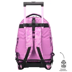 - Mochila escolar ruedas desmontable camuflaje rosa Tiza*TOTTO Online