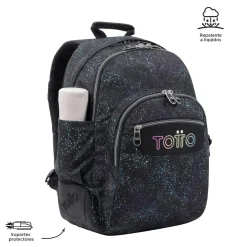 - Mochila escolar salpicado color Crayoles*TOTTO Outlet
